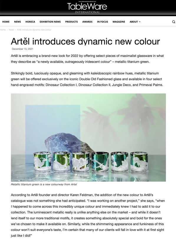 TableWare International, December 2021