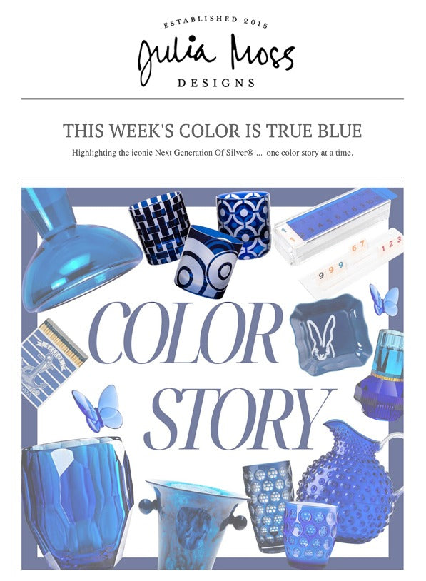 Julia Moss Designs, True Blue Campaign, Summer 2024