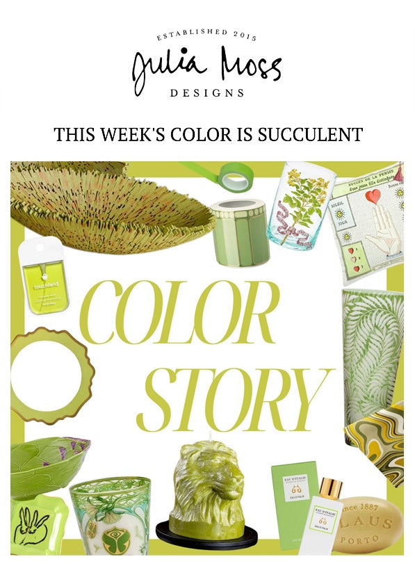 Julia Moss Designs, Succulent Color Campaign, 2024