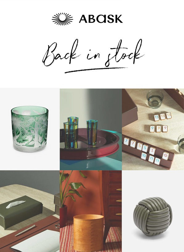 Abask, Back in Stock campaign, 2024