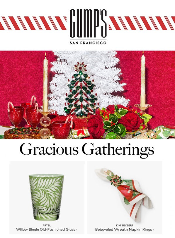 GUMP'S, Gracious Gatherings campaign, 2024