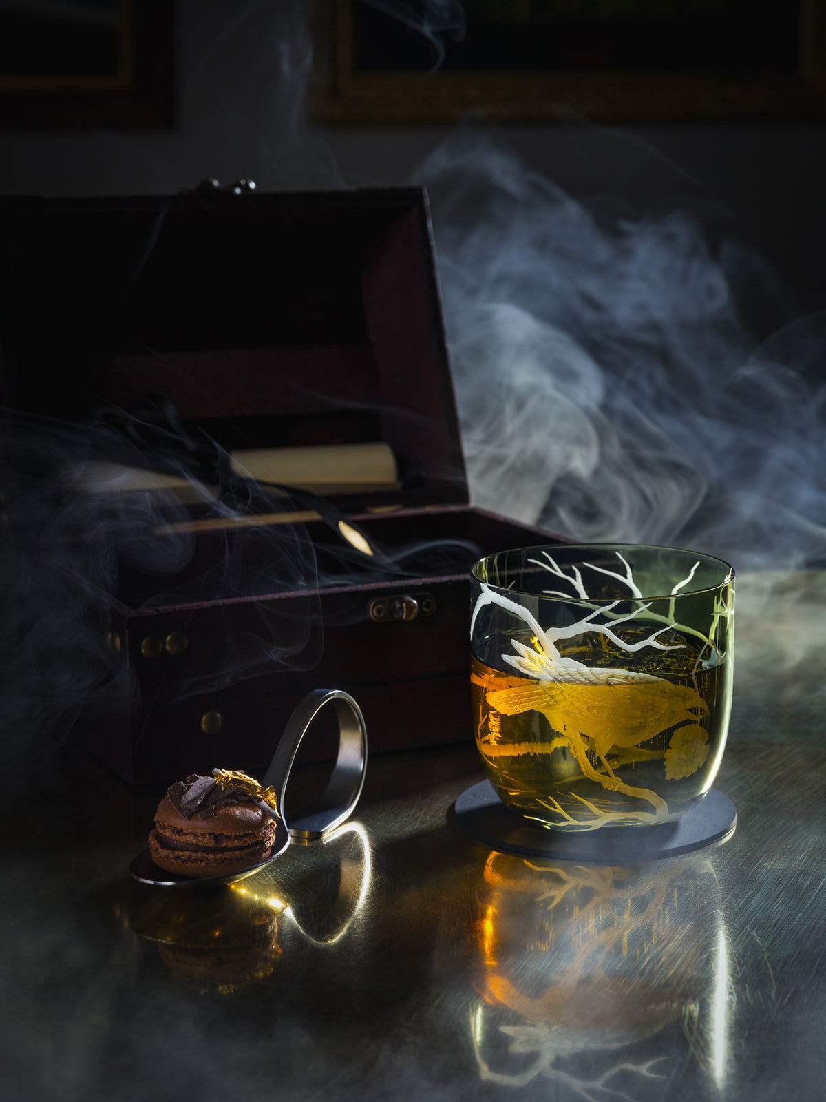 <b>Poe</b><br>Whiskey Glass in Smoke