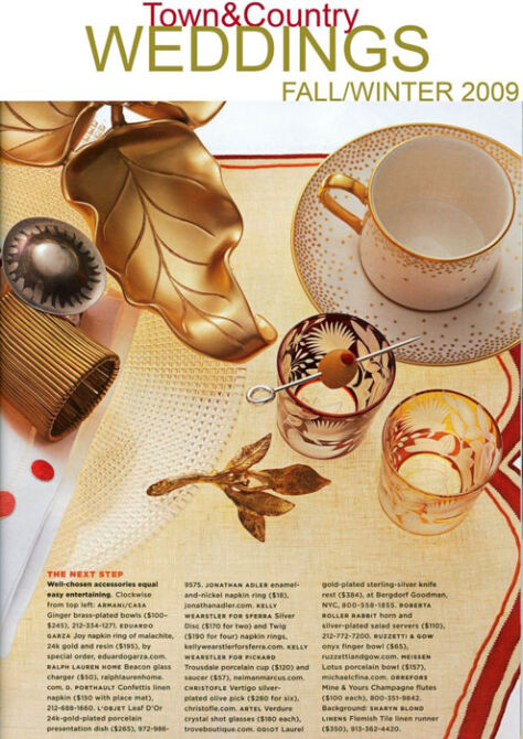 Town & Country Weddings – Fall–Winter 2009