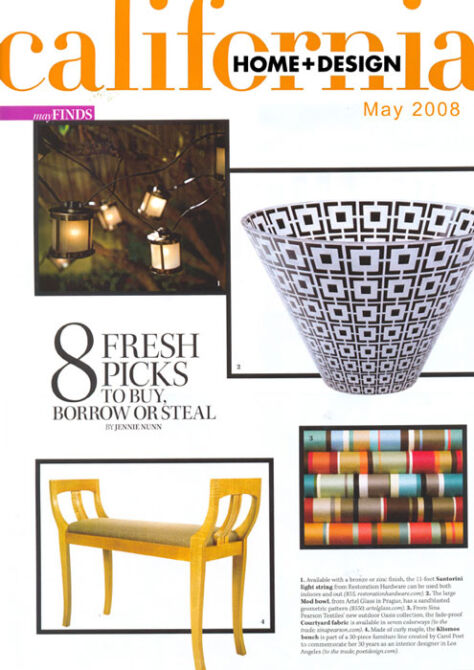 California Home & Design – May 2008