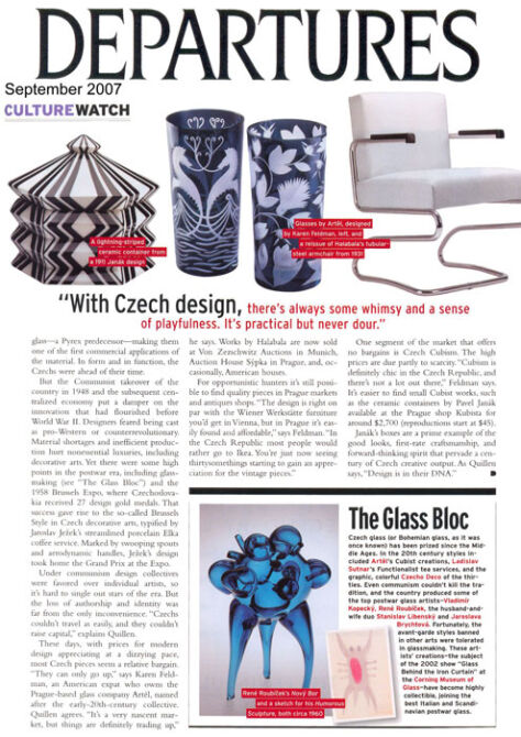 Departures – September 2007