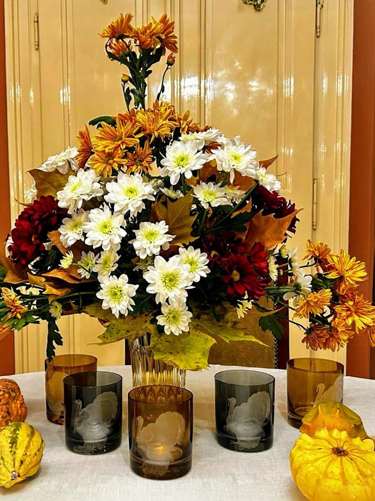 <b>Barnyard Turkey</b><br>Double Old Fashioned in Taupe and Smoke