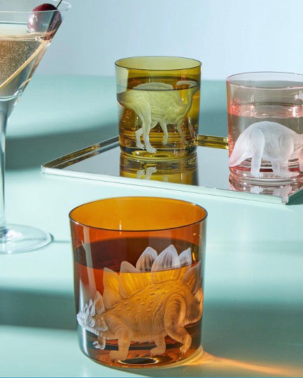 <b>Dinosaur Collection I Stegosaurus</b><br>Double Old Fashined in Rust