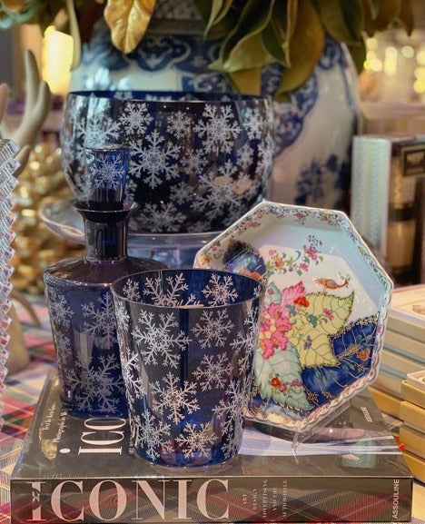 <b>Holliday Collection Snowflakes</b><br>Ice Bucket in Ink