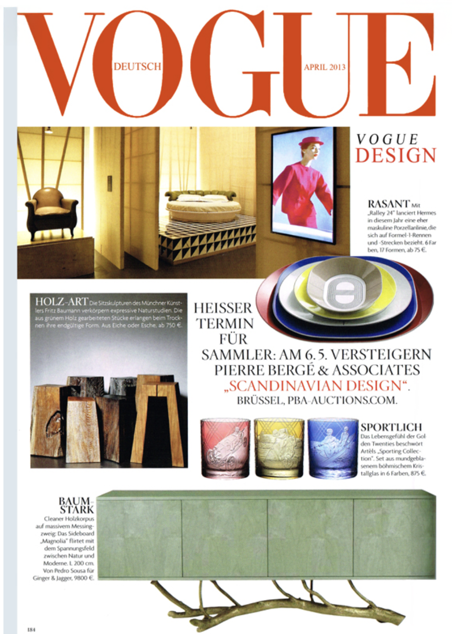 Artěl’s Sporting Collection Featured in Vogue Germany – April 2013