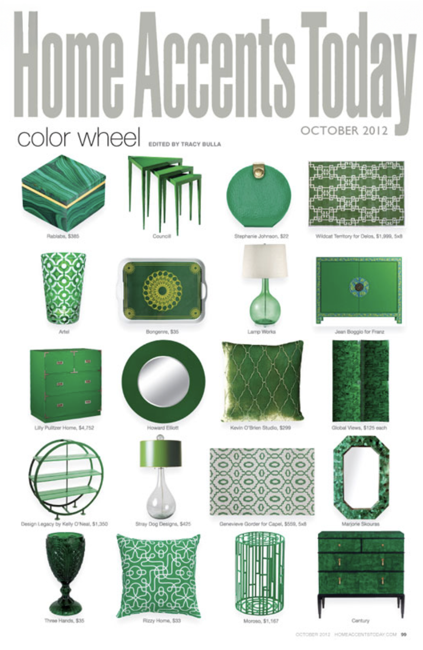 Artěl’s Polka Dots Tumbler Featured in Home Accents Today – October 2012