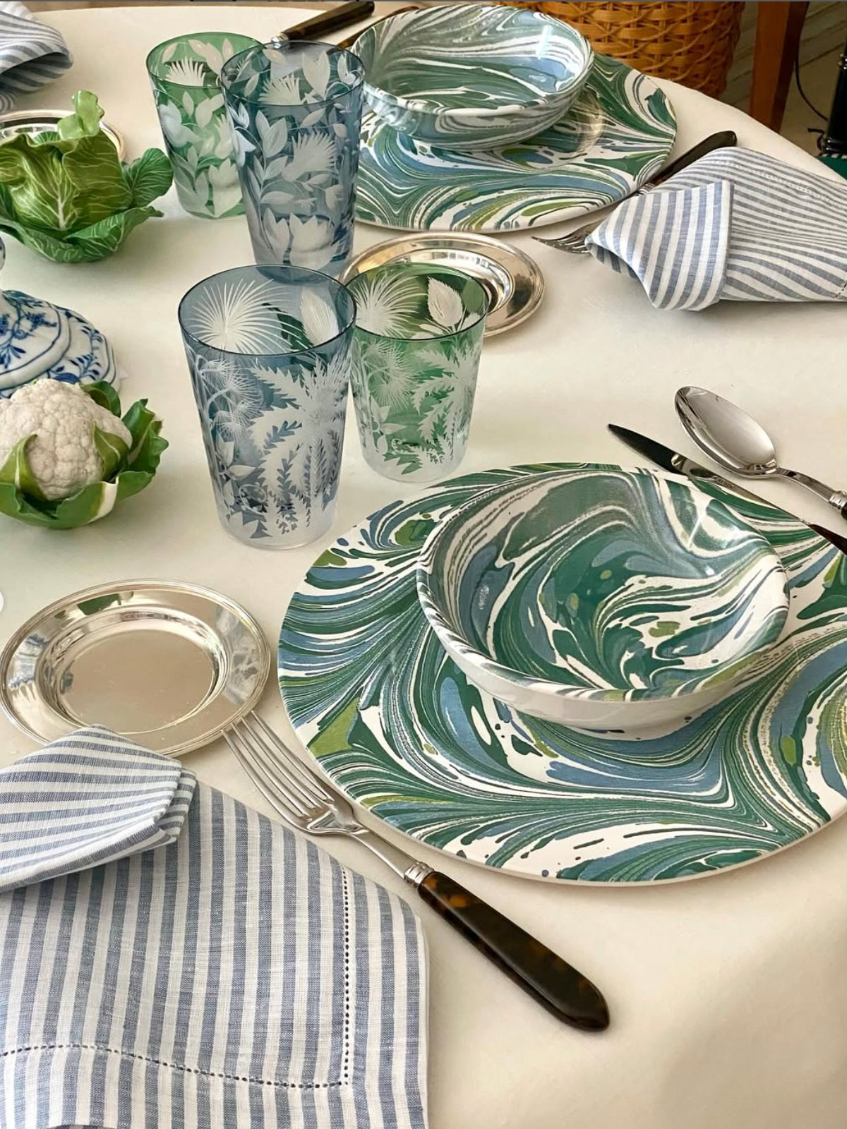 <b>Primeval Palms</b><br>Tall Tumbler in Slate