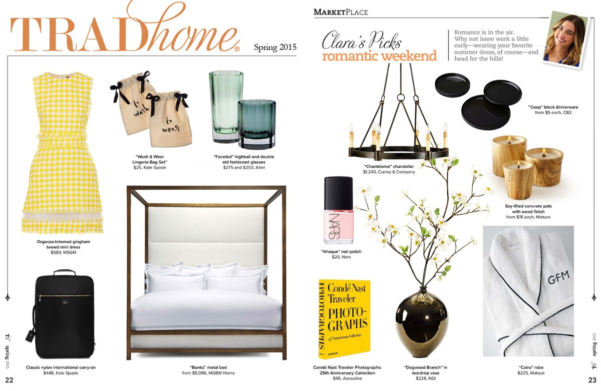 Artěl’s Faceted Barware Featured in Traditional Home Magazine – Spring 2015
