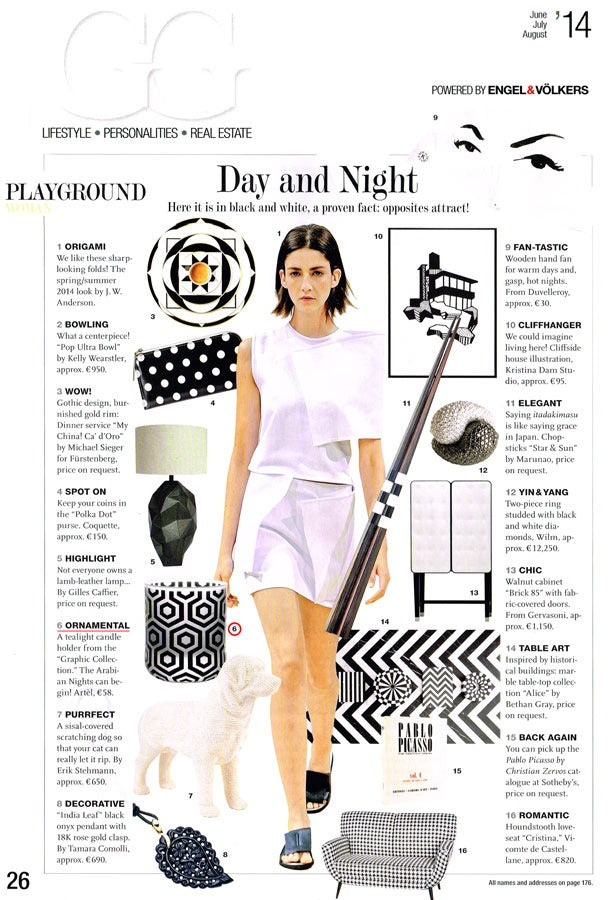 Artěl’s Hexagon Votive Featured in the Summer 2014 Issue of GG Magazine