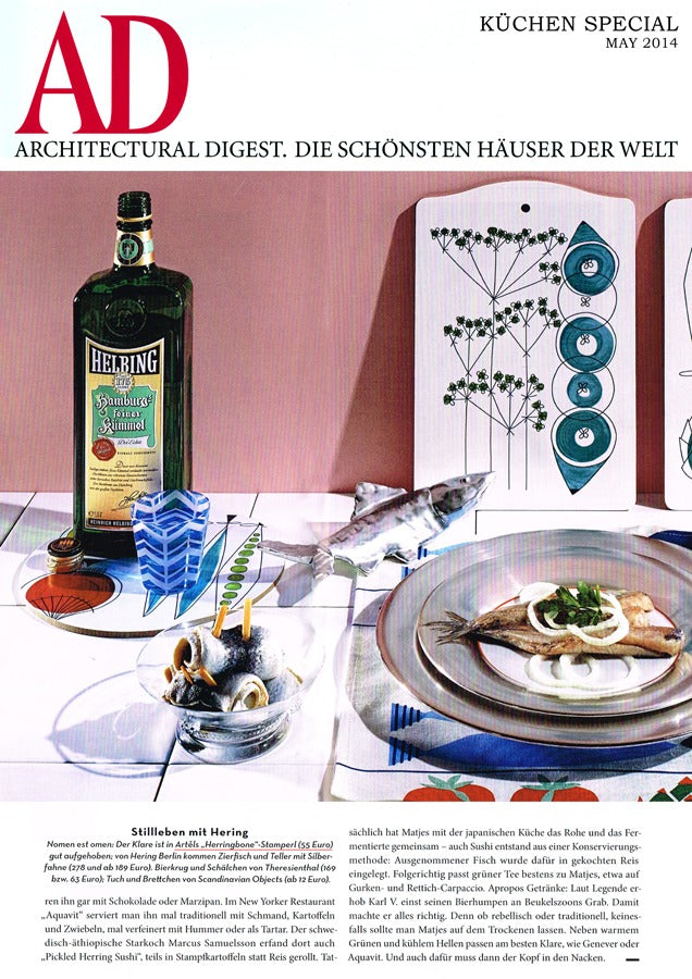 Artěl Featured in the May 2014 Issue of Architectural Digest Germany
