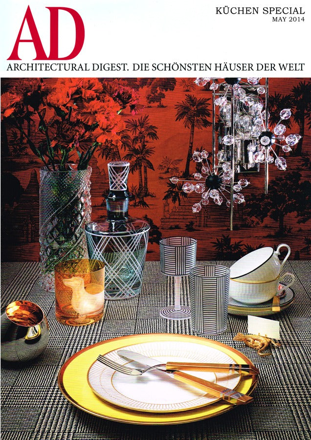 Artěl’s Glass Featured in Architectural Digest Germany – May 2014