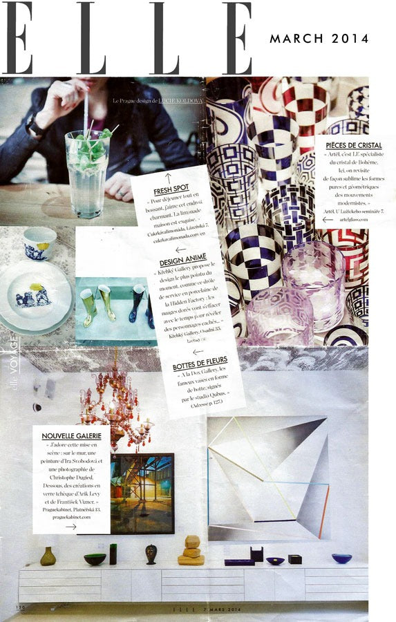 Artěl’s Graphic Collection Featured in Elle – March 2014