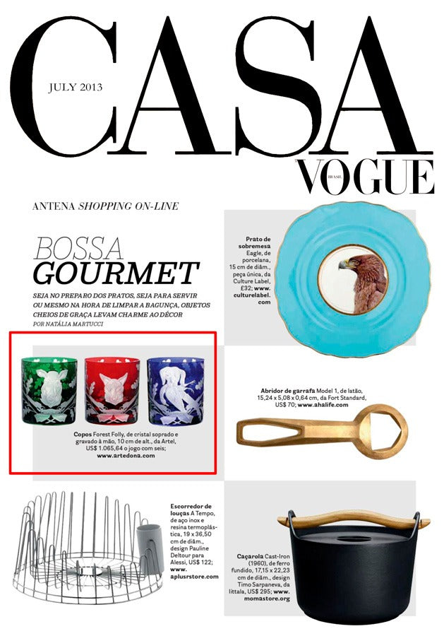 Artěl’s Forest Folly Collection Featured in Casa Vogue Brazil – July 2013