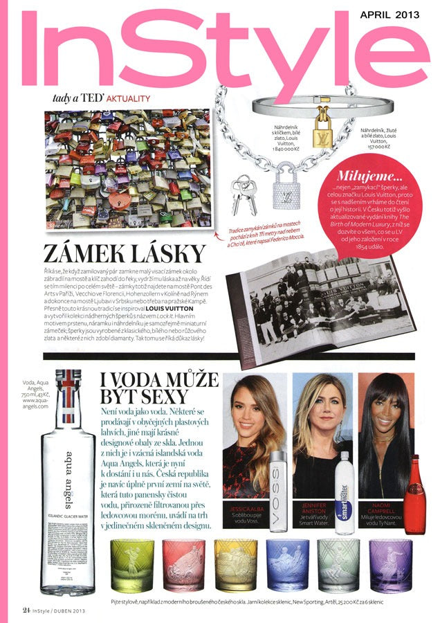 Artěl’s Sporting Collection Featured in InStyle – April 2013