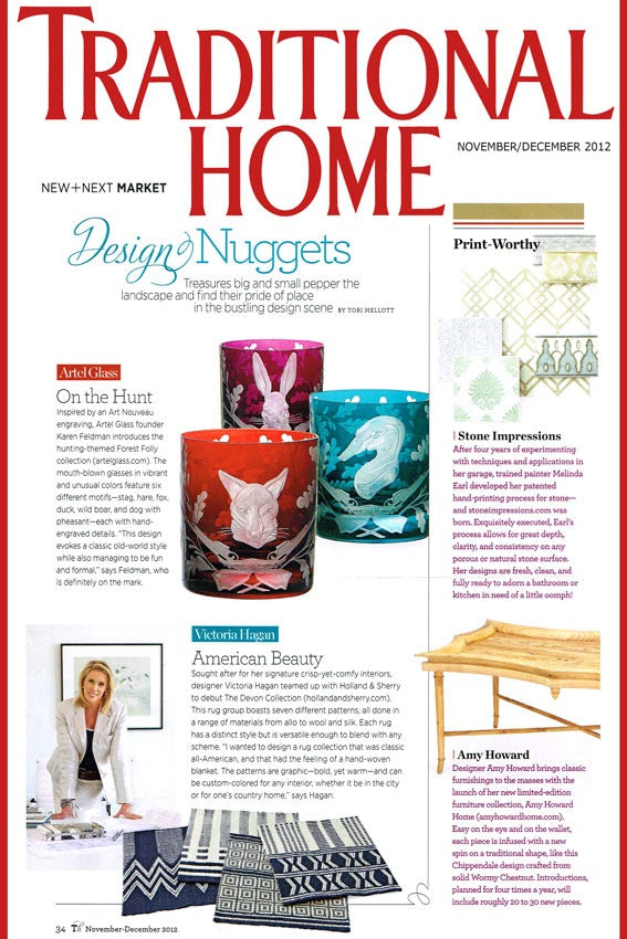Artěl’s Forest Folly Collection in Double Old Fashioned Featured in Traditional Home – November–December 2012