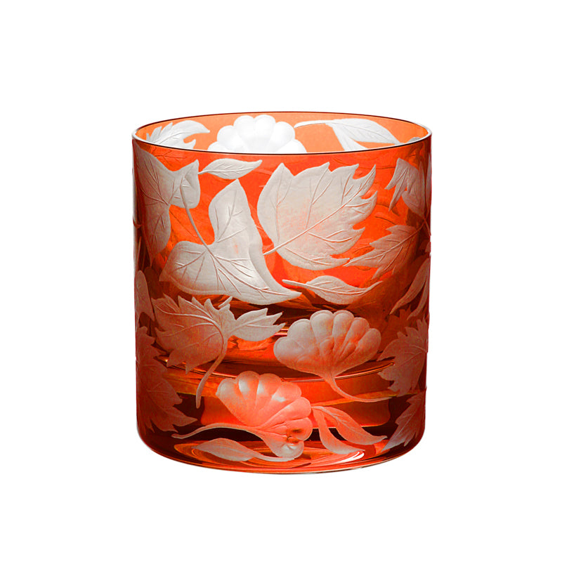 Foliage — Small Tumbler, Burnt Orange