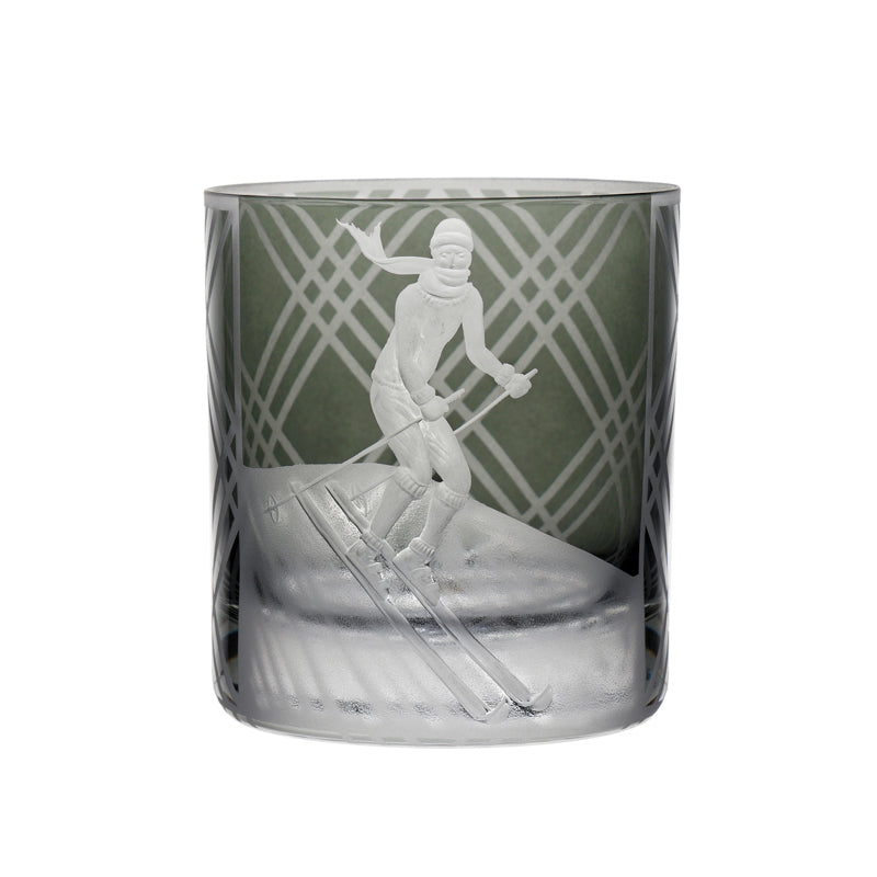 Sporting Collection Skiing Male, Small Tumbler, Smoke