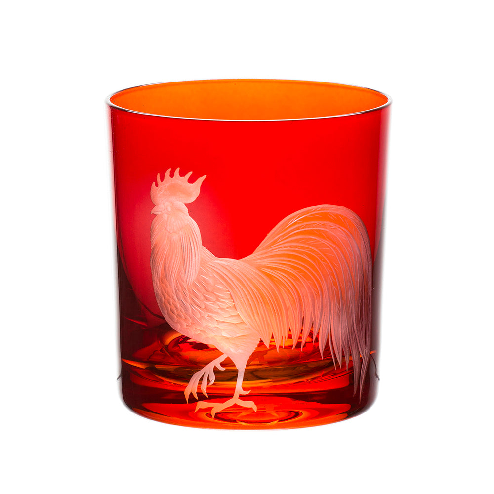 Barnyard Rooster, Double Old Fashioned, Burnt Orange