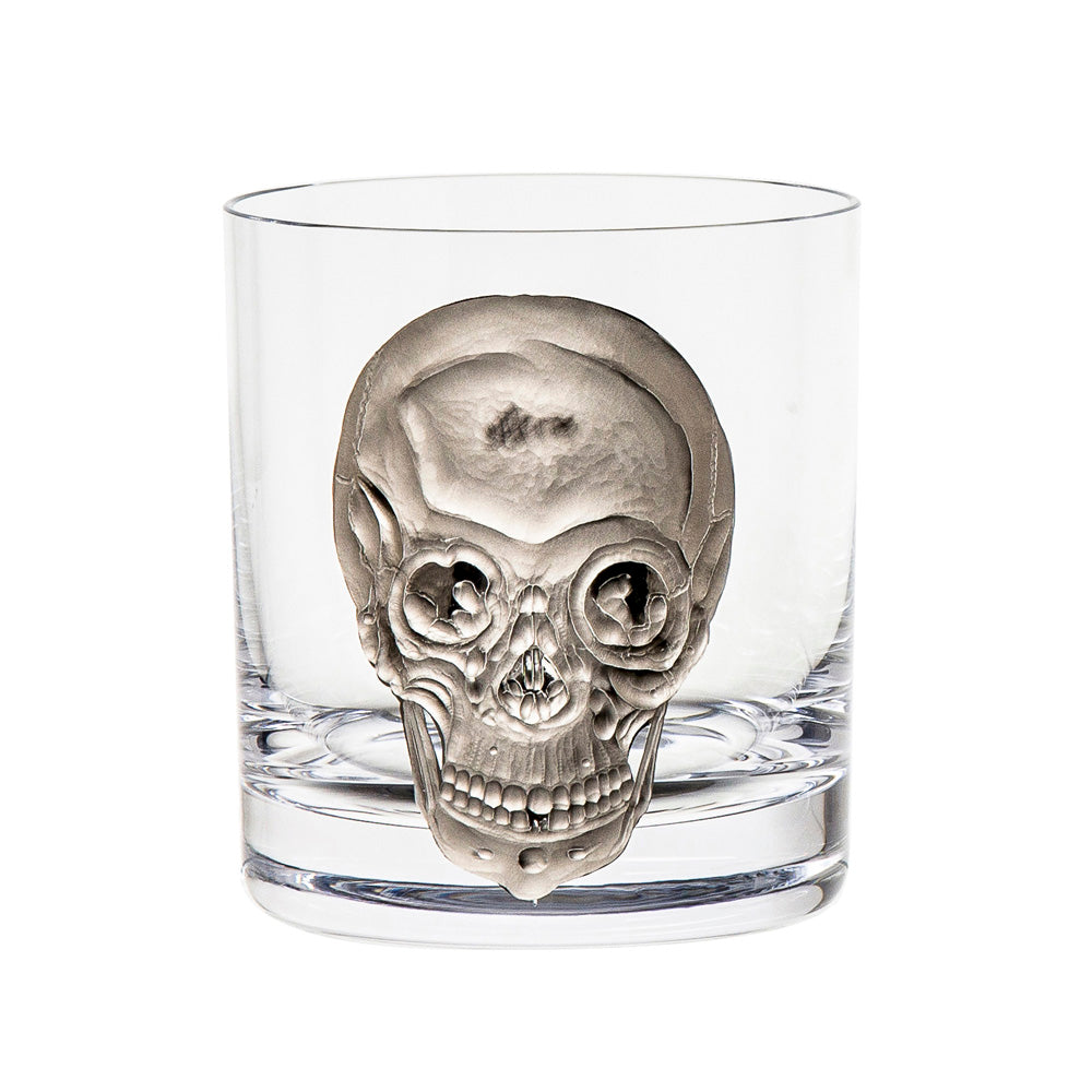 Cabinet of Curiosities, Skull Double Old Fashioned, Platinum