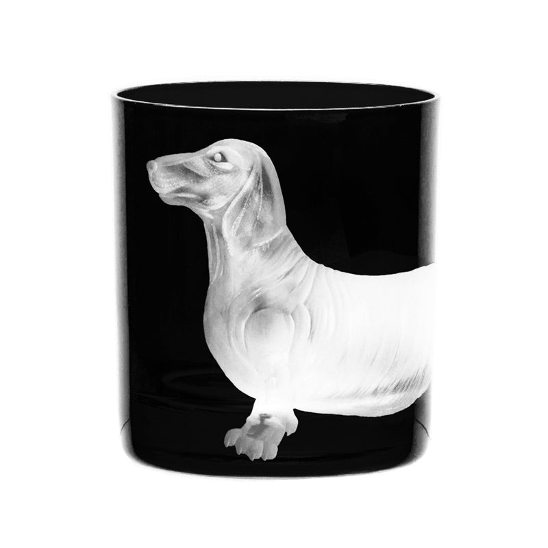 ARTĚL Dogs hand-engraved crystal glass