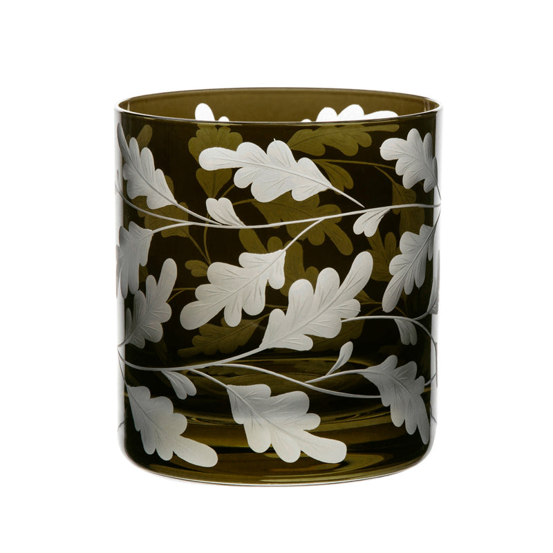 Oak Leaves Double Old Fashioned, Moss