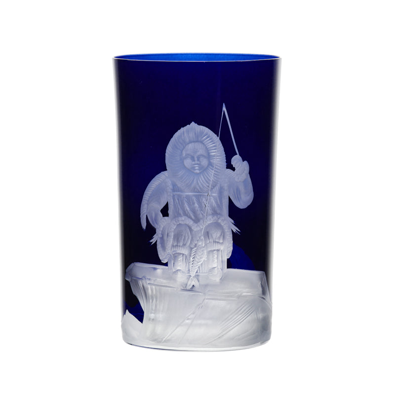Arctic Ice Fisher, Tall Tumbler, Ink