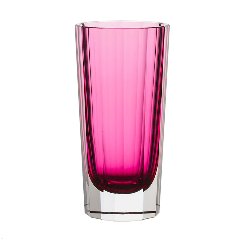 FACETED crystal in Fuchsia