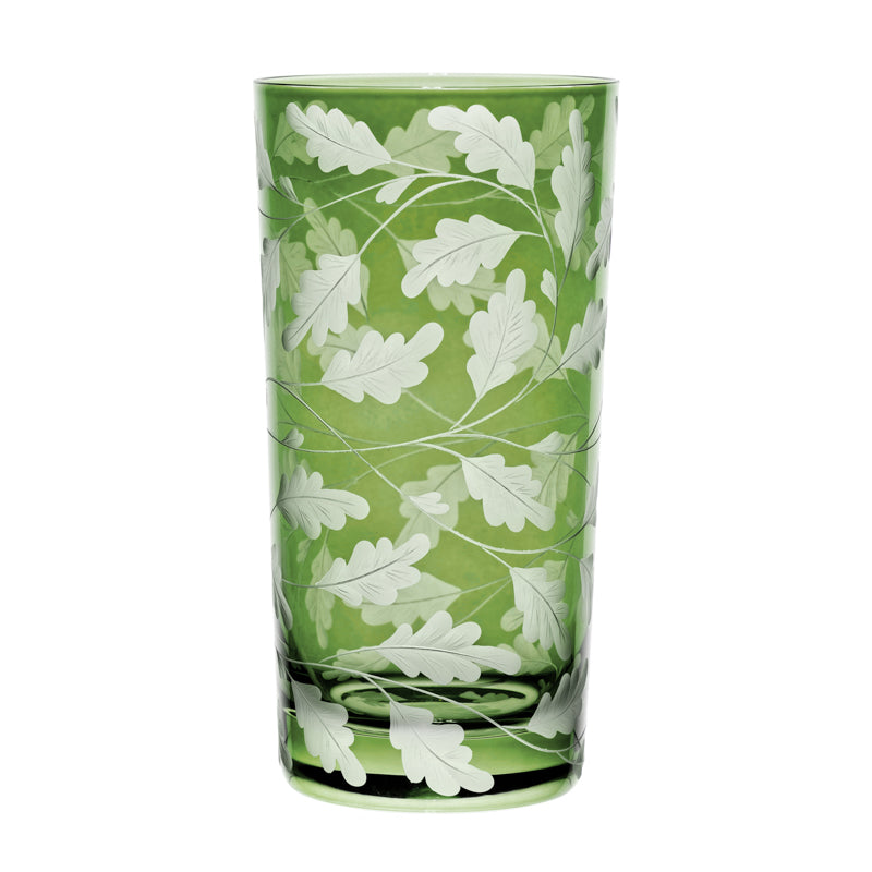 Oak Leaves — Highball, Khaki Green
