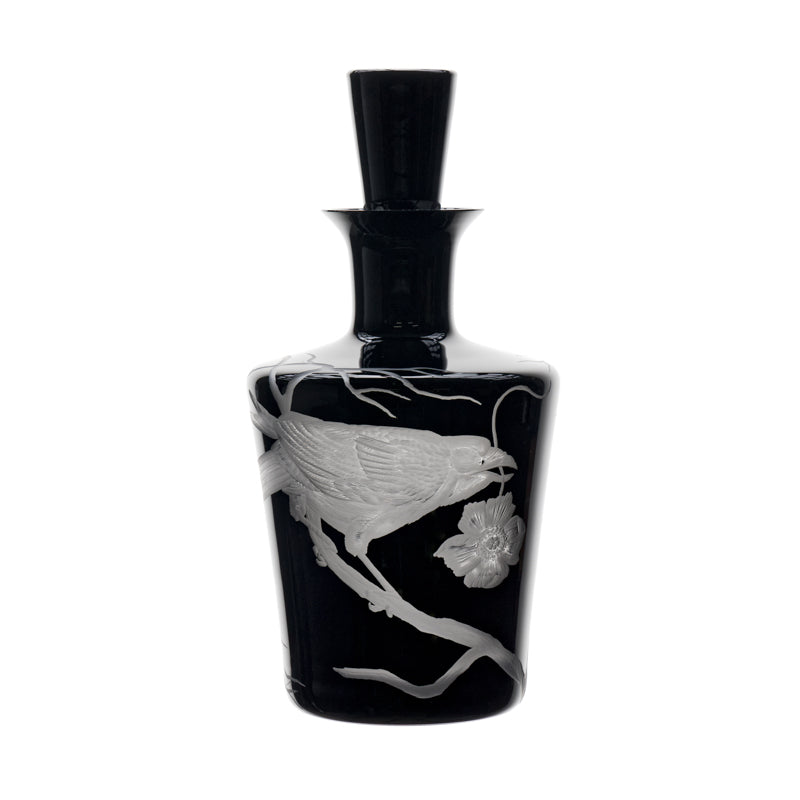 Poe, Barware Decanter, Black