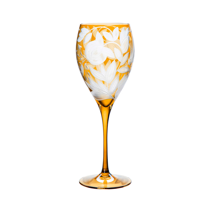 Verdure — Wine Goblet, Amber