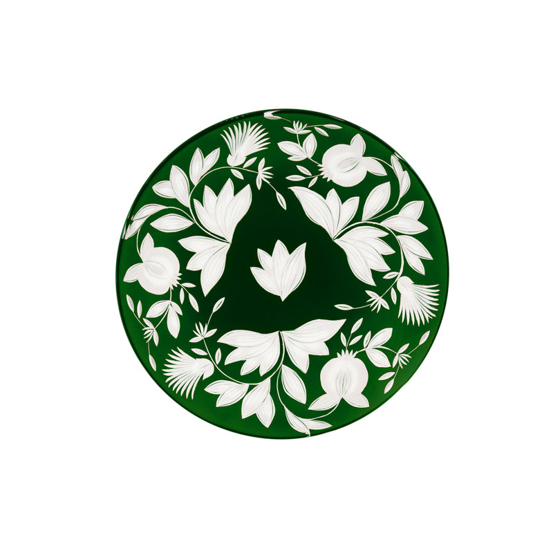 Verdure — Canape / Bread Plate, British Racer Green