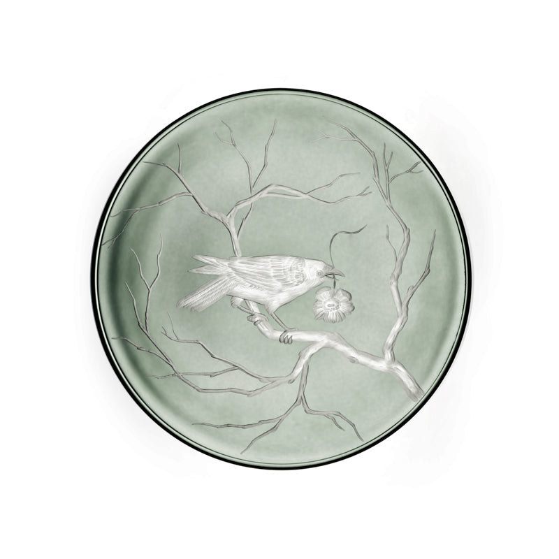 Poe, Salad Plate, Grey