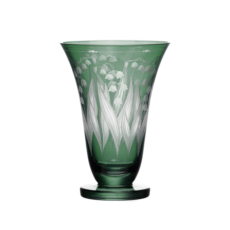 Lily of the Valley stemless goblet in sage