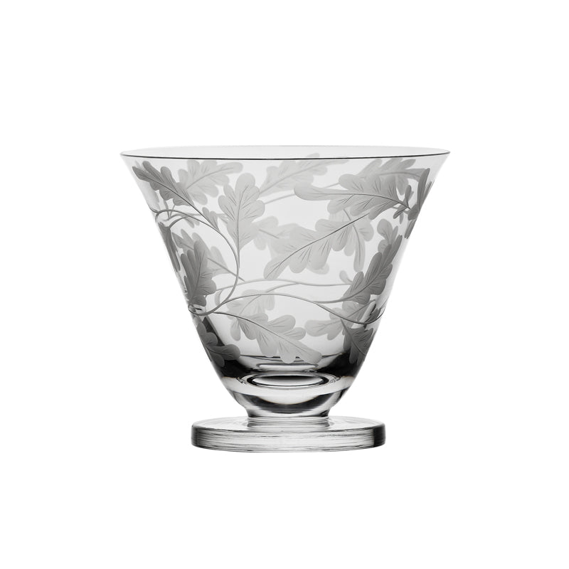 Oak Leaves, Stemless Red, Clear