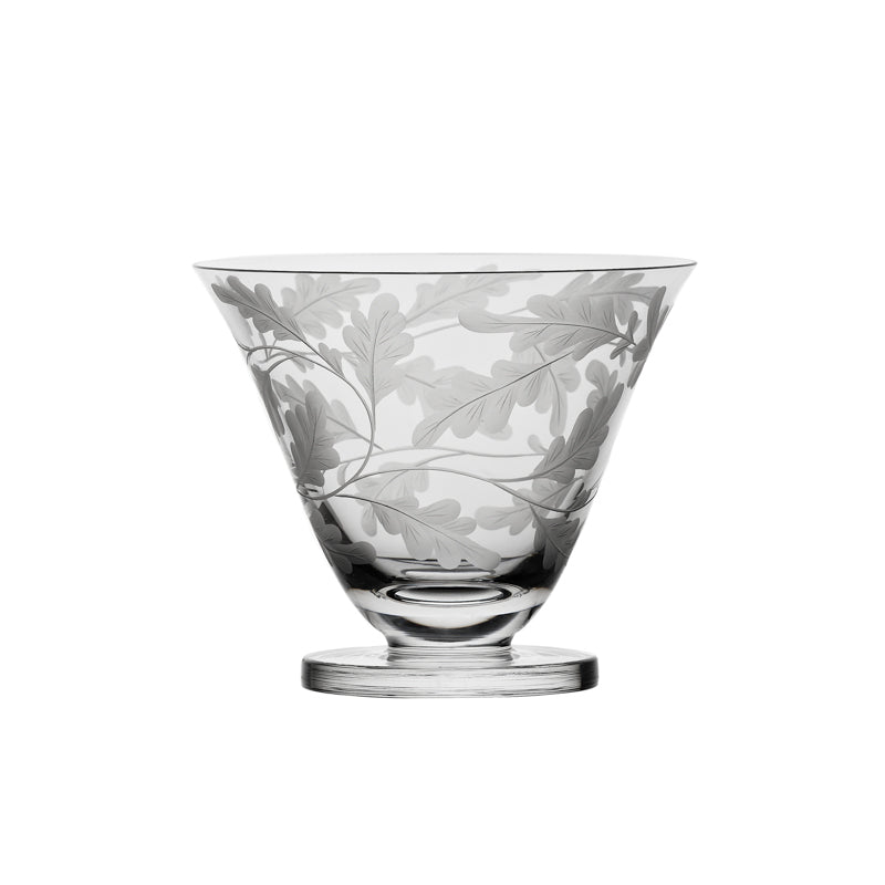 Oak Leaves Stemless White, Clear