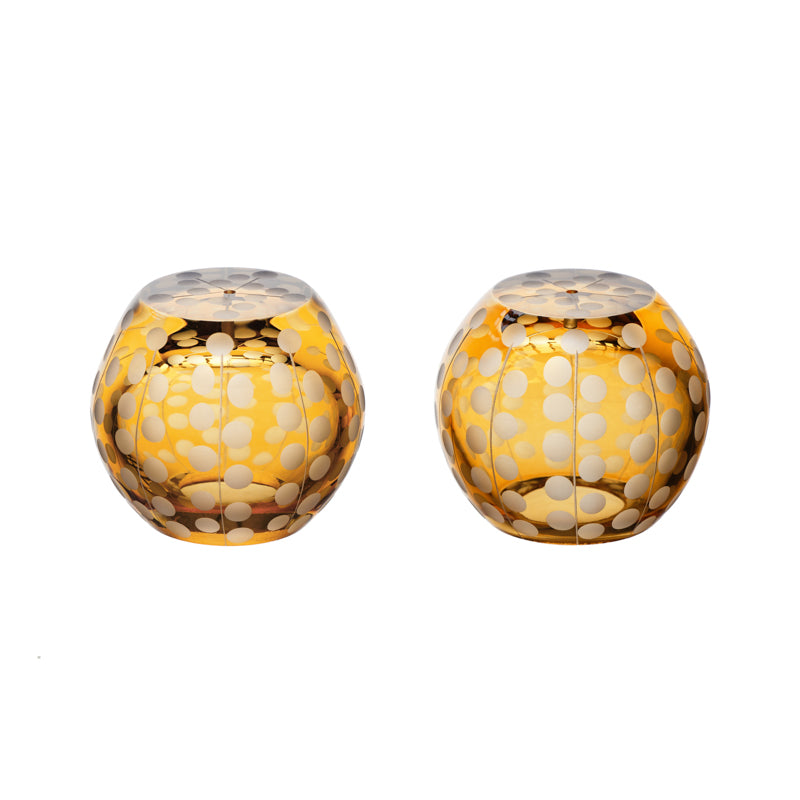 Bublinka Salt Pepper Set Collection Set, Amber