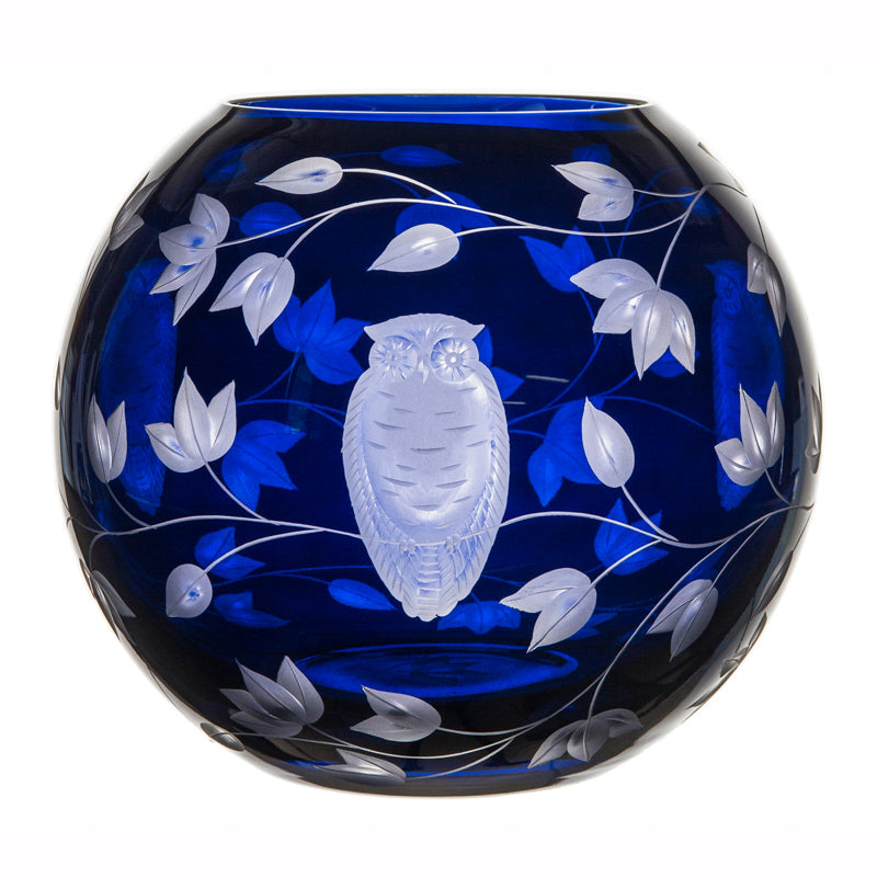 Night Owl, Vase, Ink
