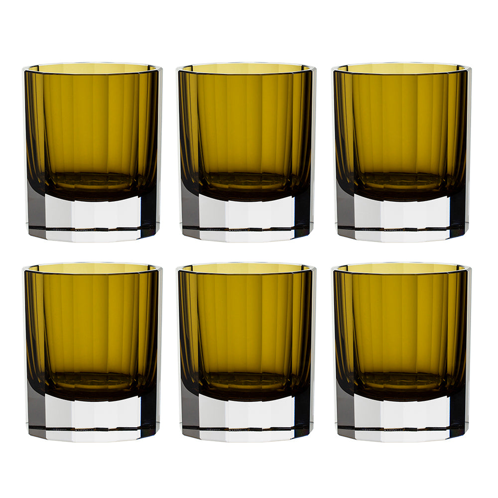 Faceted, Double Old Fashioned, Olive